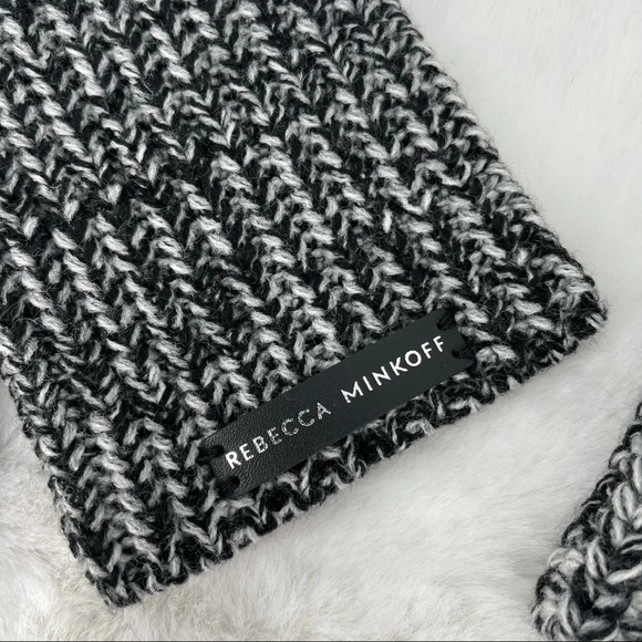 Rebecca Minkoff Marled Beanie and Arm Warmers - Picture 3 of 5